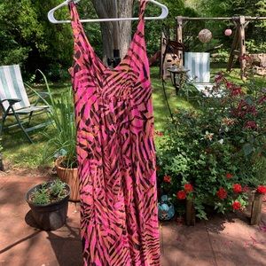 Cabi tiger stripe Maxi dress